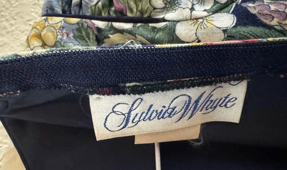 Sylvia Whyte Vintage Fruit And Floral Print Cotton Dress Size 3T